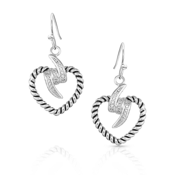 Montana Silversmiths  Electric Hearts Earings ER5299