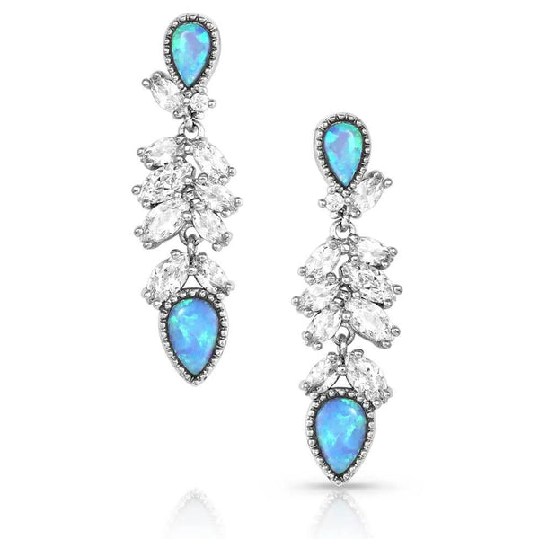 Montana Silversmiths Mystic Falls Opal Crystal Earrings-ER5362