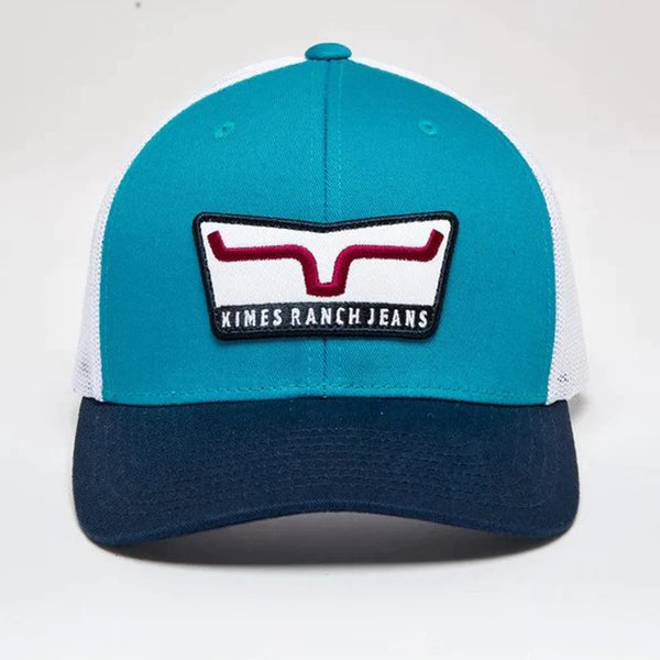 Kimes Ranch Extra Crunchy Trucker Cap- Teal