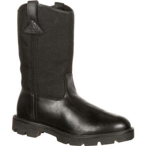 Rocky Men's Warden Pull-On Wellington Public Service Boot 6300