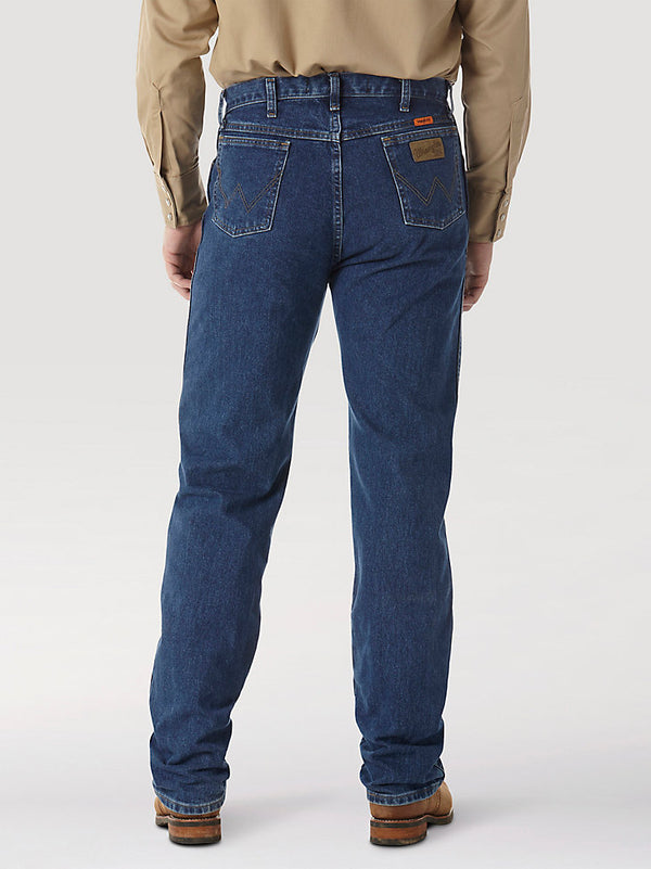 Wrangler Men's Flame Resistant Original Fit jean Stonewash FR13MMS