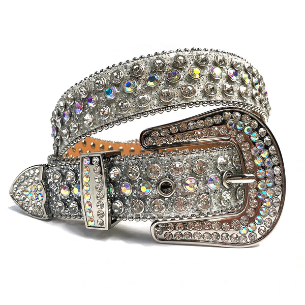 Womens Rhinestone Belt-D140002936