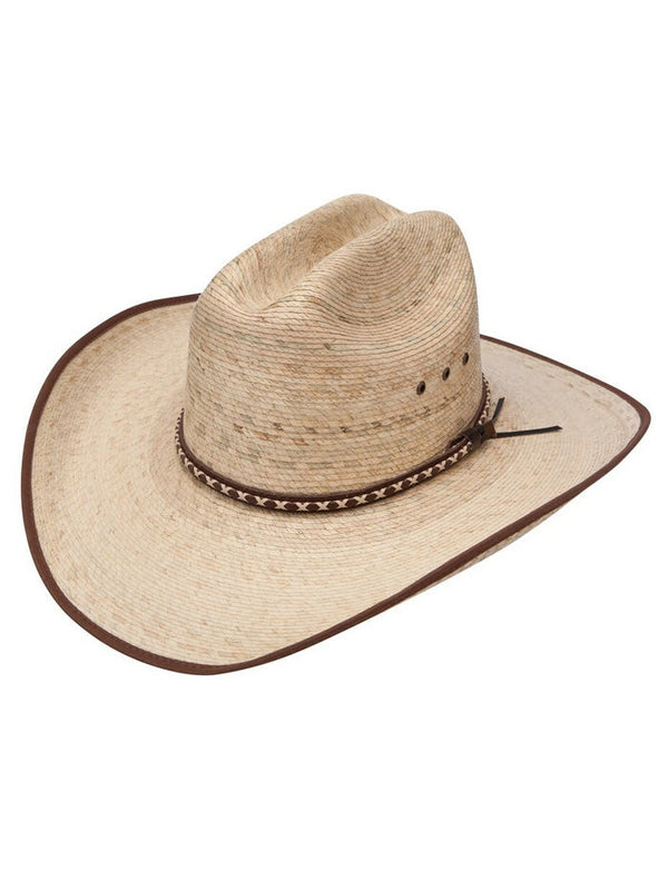 Resistol Unisex Brus Hog Palm Leaf Hat Verde Bound Cowboy Hat  RSBRSH-8040