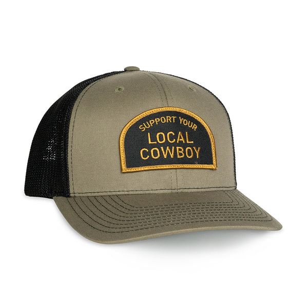 Cowboy Cool Support Your Local Cowboy Ball Cap H681