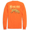 Heybo Orange Hound LS T-Shirt HEY2375
