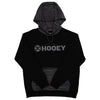 Hooey Men's "Lock-Up" Black Hoody with Grey Logo HH1191BK