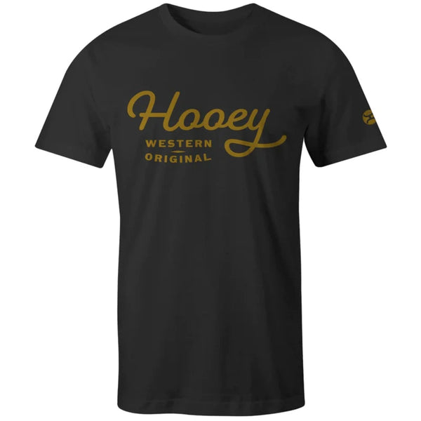Hooey Men's "OG" Black Short Sleeve T-Shirt HT1566BK