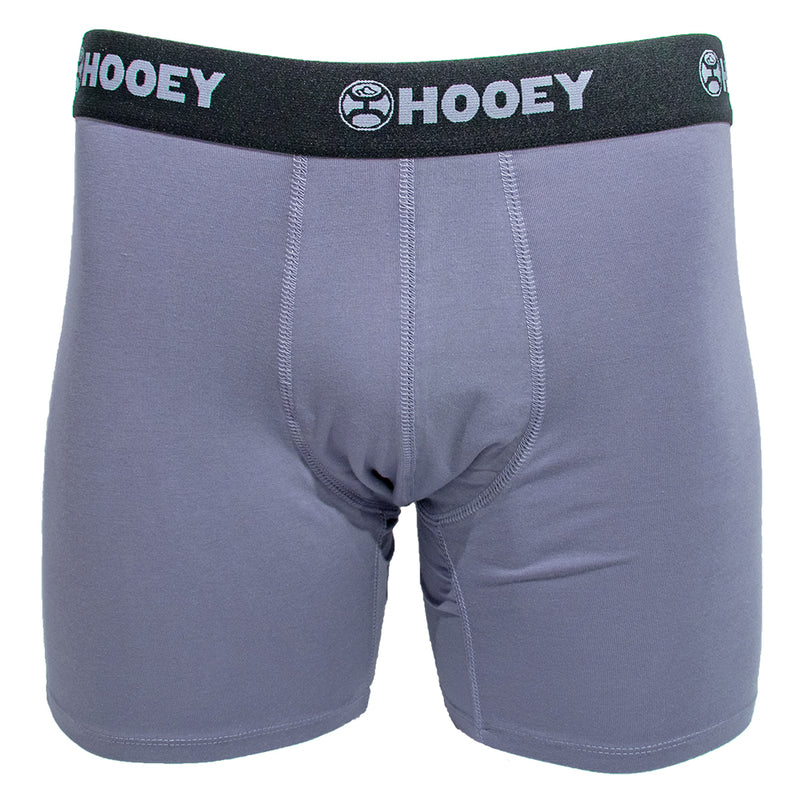 Hooey Men's  Bamboo Briefs Mist & Black 2- Pack- HU008