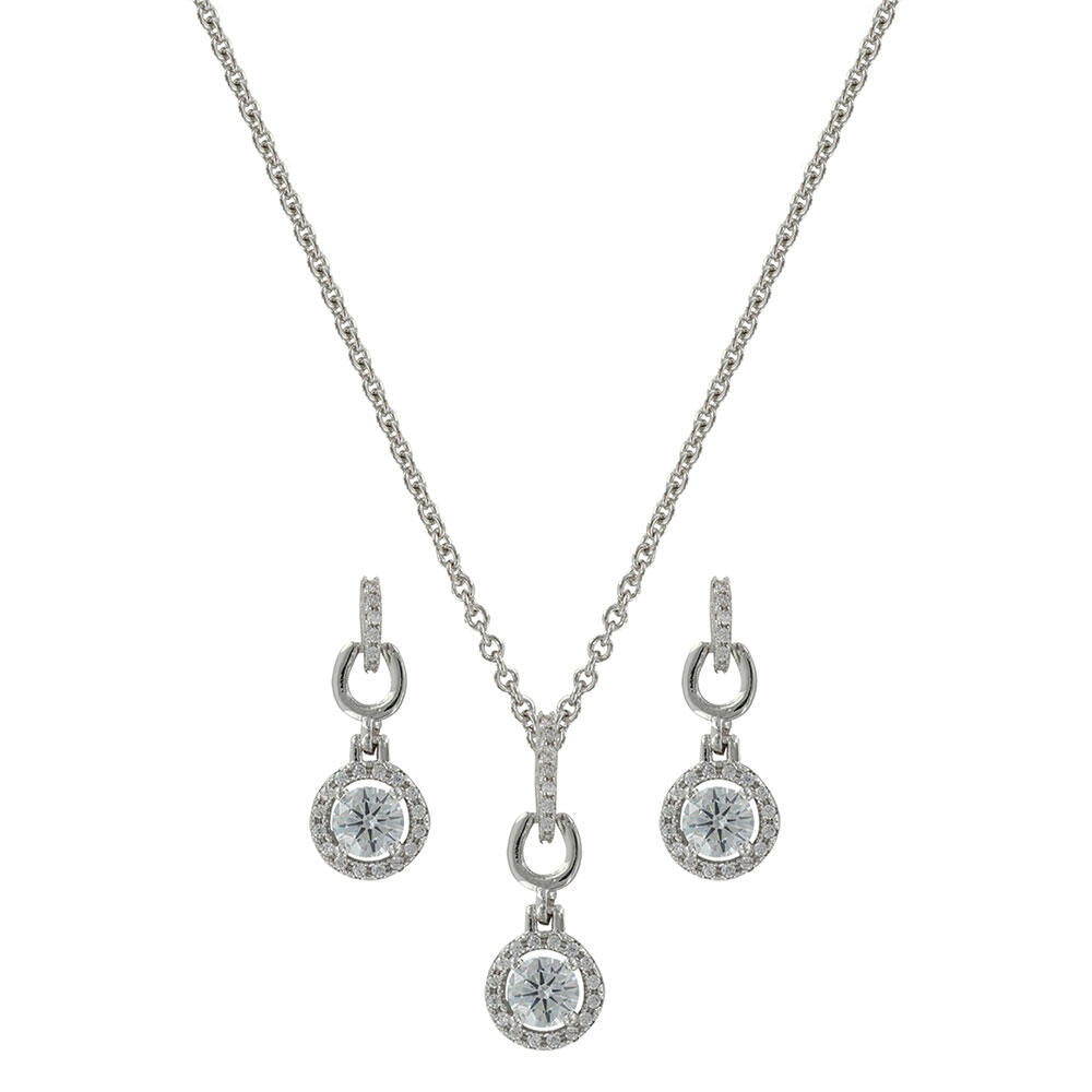 Montana Silversmith Halo & Horseshoes Jewelry Set JS3808