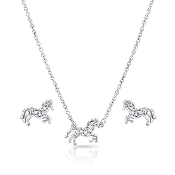 Montana Silversmiths All The Pretty Horses Jewelry Set JS4735