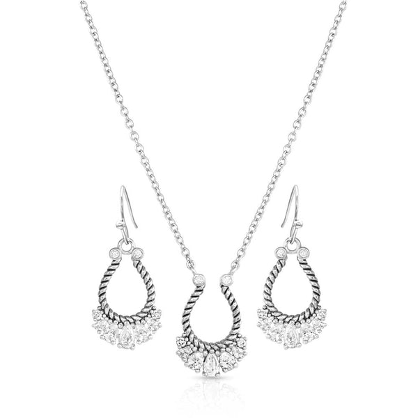 Montana Silversmiths Crystal Congeniality Jewelry Set-JS5475