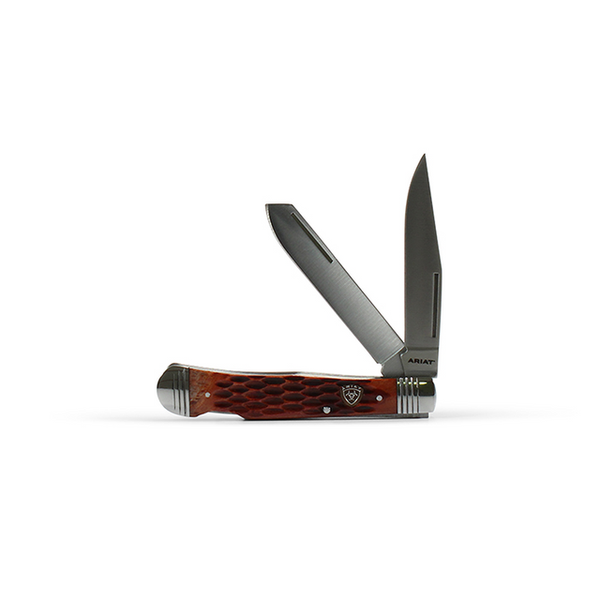 Ariat Large 4 1/8 Muskrat Brown Knife A710010902