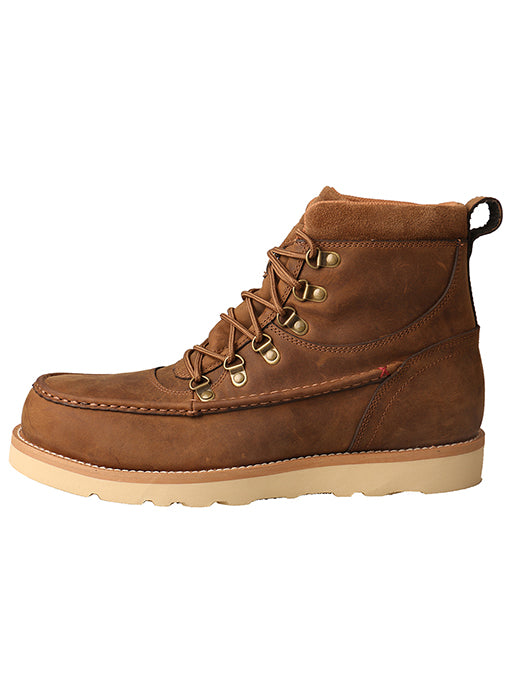 Twisted X Men's Distressed Saddle Waterproof Safety Toe Casual Shoe MCAAW01