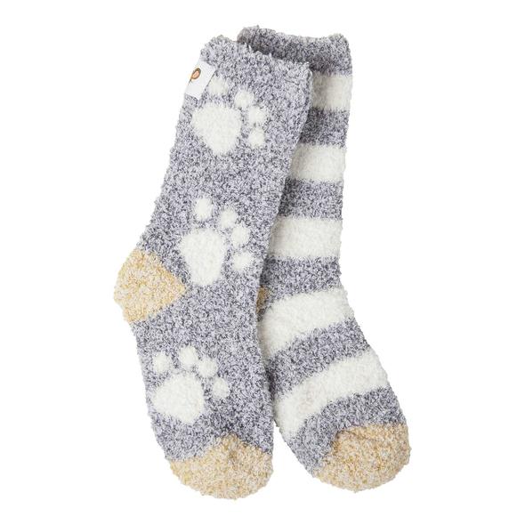 World's Softest Socks Kids Mouse Creek Collection Snug Cozy Paws & Stripes