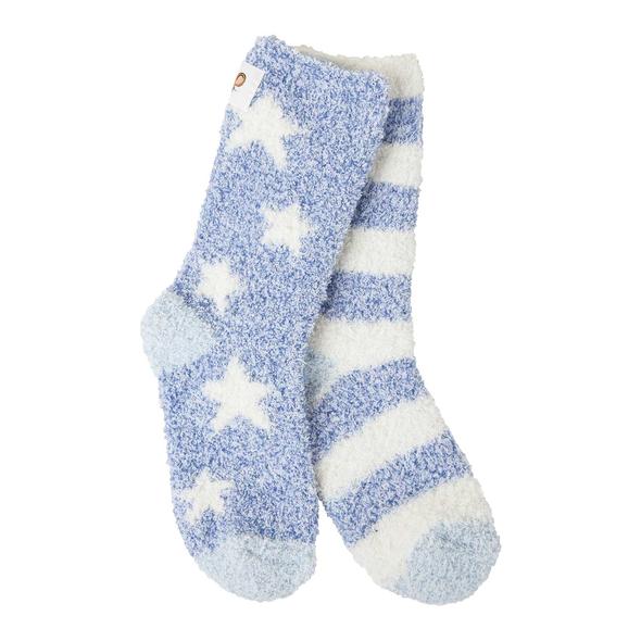 World's Softest Socks Kids Mouse Creek Collection Snug Cozy Star & Stripe