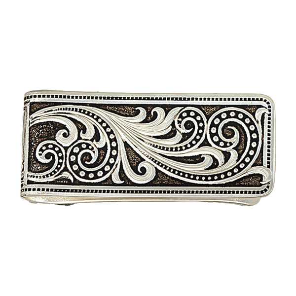 Montana Silversmiths Western Lace Whisper Money Clip-MCL16RTS