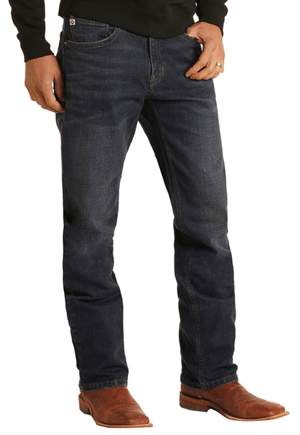 Men's Hooey Relaxed Fit Stretch Stackable Bootcut Jeans #MTB1803