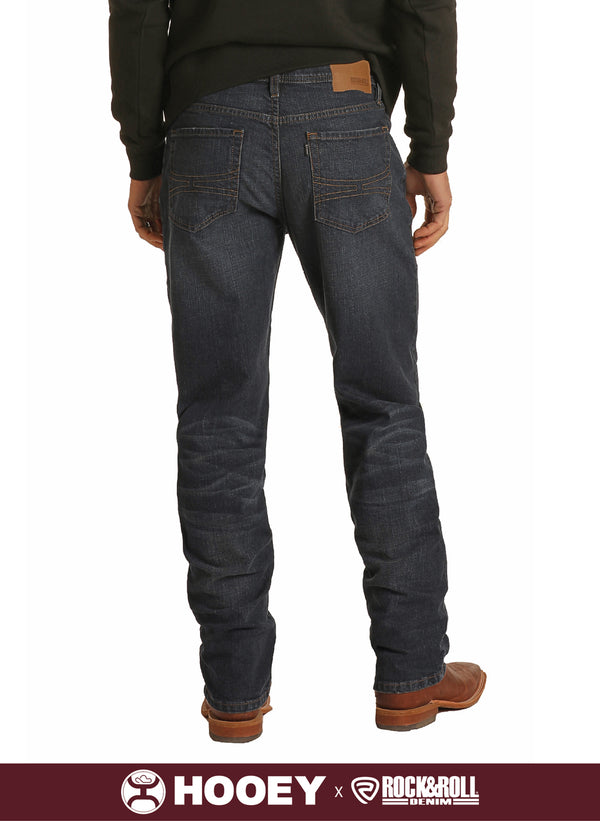 Men's Hooey Relaxed Fit Stretch Stackable Bootcut Jeans #MTB1803