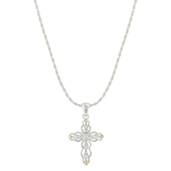 Montana Silversmith Against the Light Cross Necklace NC3978RG