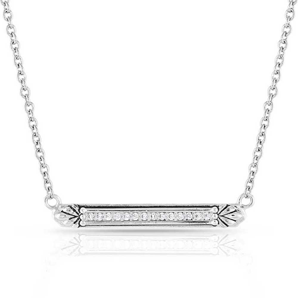 Montana Silversmith Setting the Crystal Bar Necklace NC5171