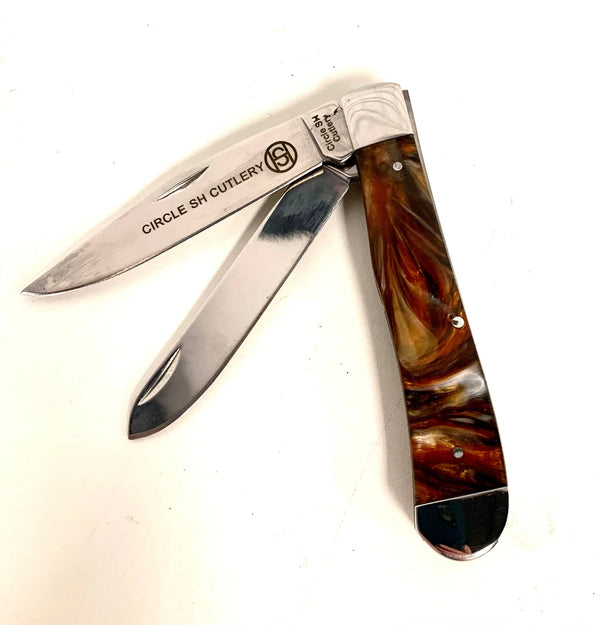 Circle SH Cutlery Double Blade Crimson Knife ok319