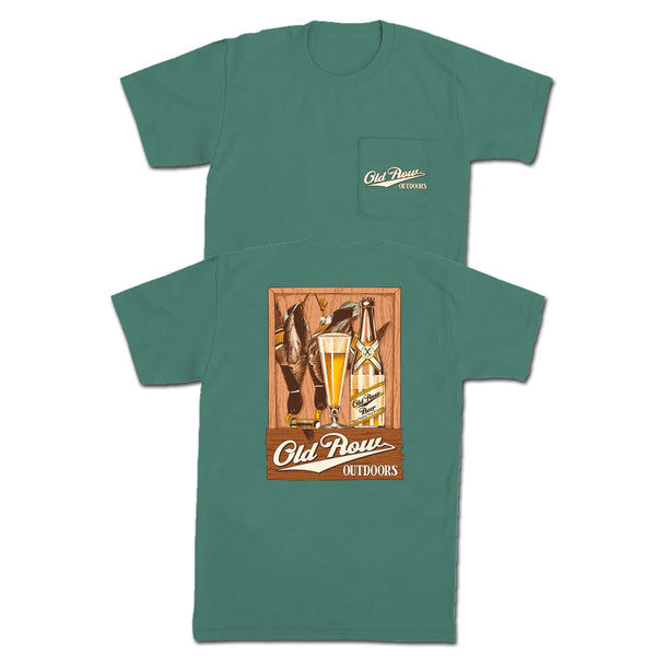 Old Row Outdoors Duck Beer T-Shirt WROW-2630