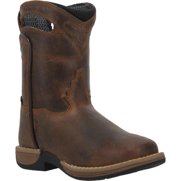 Dan Post Kids Tan Hayden Broad Square Toe Boots DPC3962