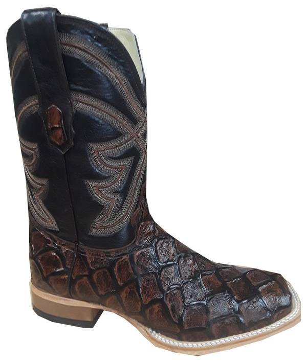 Cowtown Men's Imitation Pescado (Fish Print) #Q158