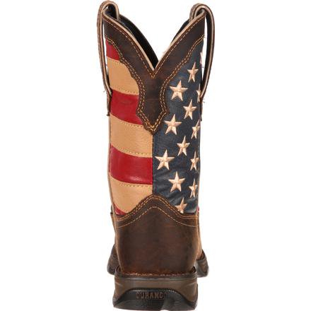 Durango Patriotic Women's Pull-On Western Flag Boot