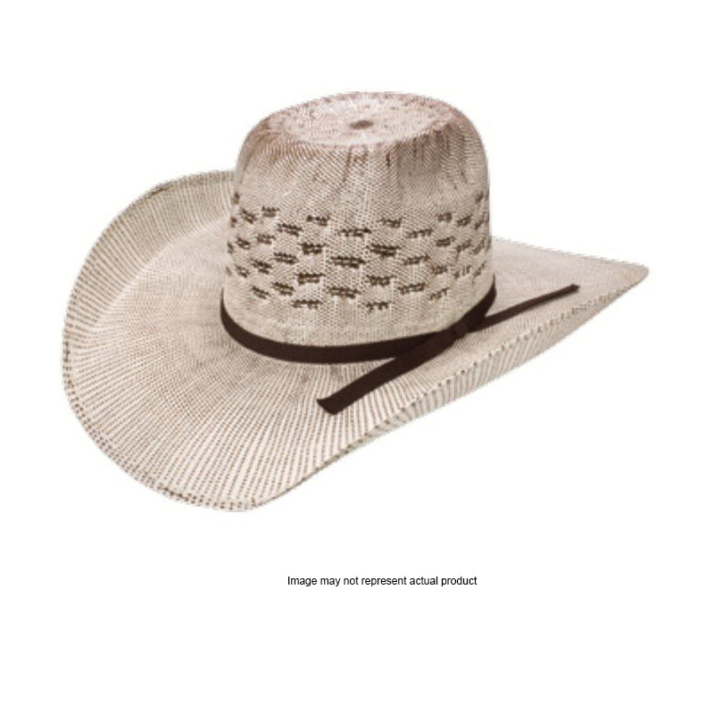 Resistol Mens' Natural/ Black Everett Straw Cowboy Hat