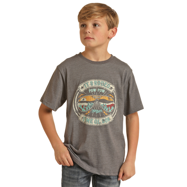 Youth Boy's "It's Rodeo Time" Graphic T-Shirt RRBT21R06B