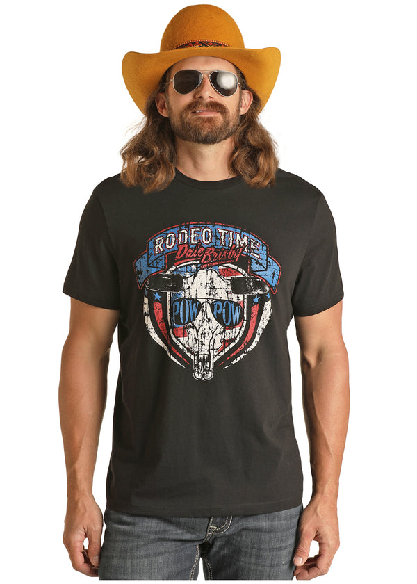 Rock & Roll Dale Brisby Rodeo Time Graphic Tee RRUT21R12R