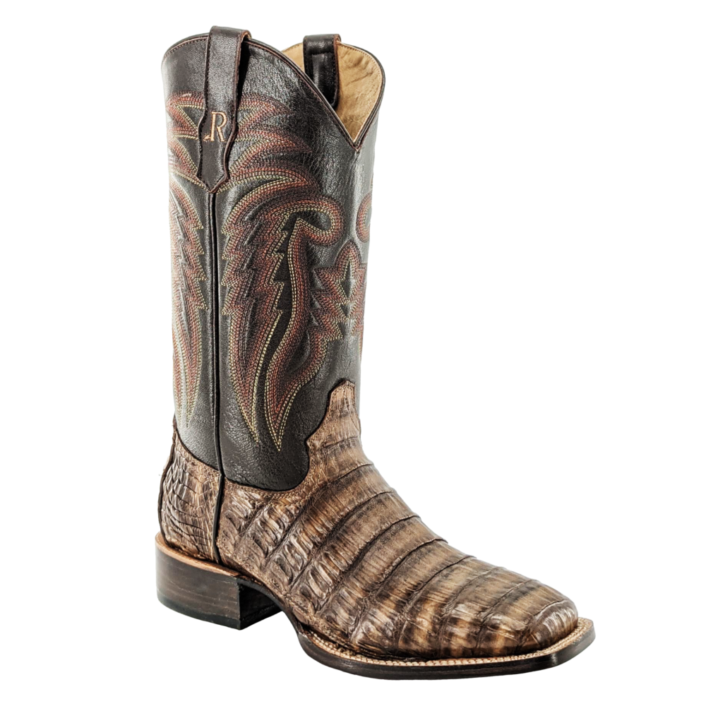 Bottes De Cow-boy Homme Cuir Caïman Exotique - Western C184 - Pointure US 8