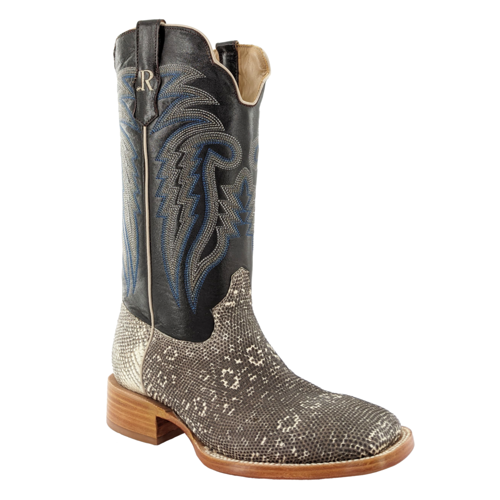 R. Watson Men's Natural Ring Lizard Boots RW7900