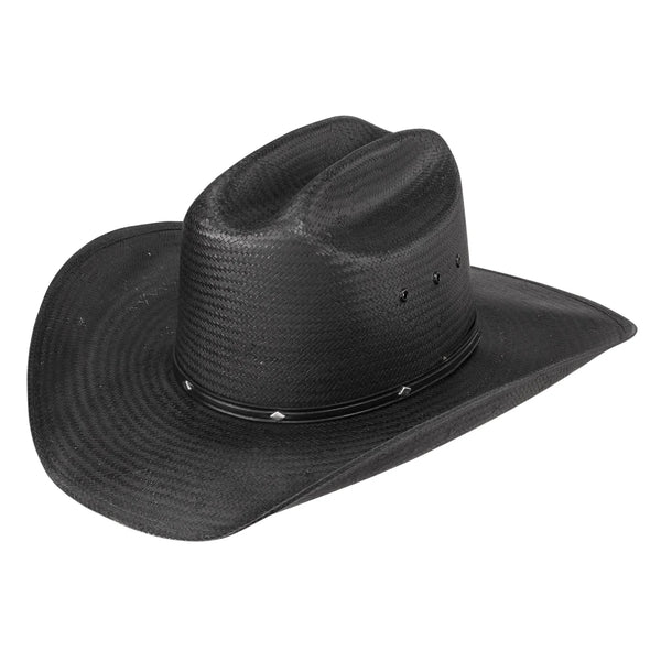 Stetson Bullock Eyelets Black Straw Hat  SSBLLK-694007