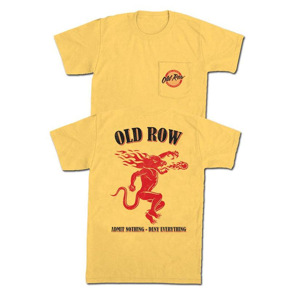 OLD ROW SPICY SHOT POCKET TEE