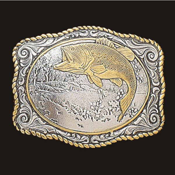 Crumrine Golden Bass - Belt Buckle 38056