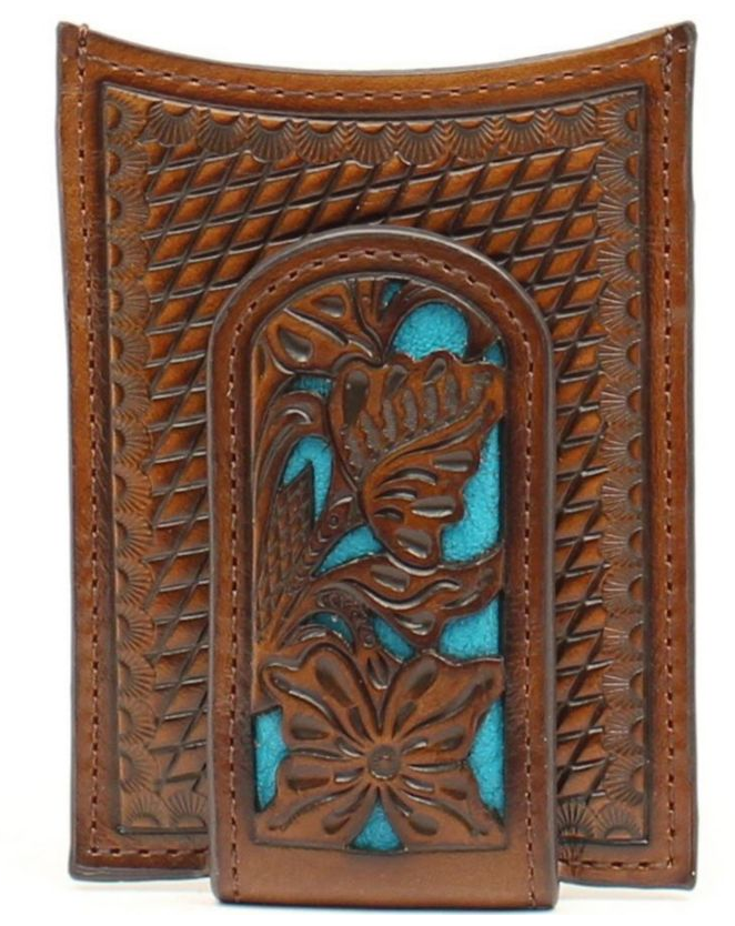 Money Clip with Turquoise Filagree, N5426527