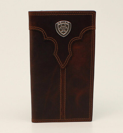 ARIAT CENTER BUMP SHIELD BROWN RODEO - ACCESSORIES WALLET - A3550002