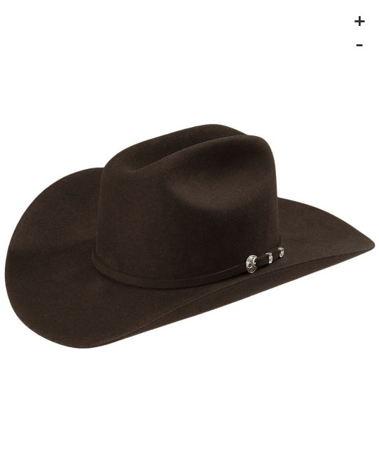 Stetson Men's 4X Chocolate Corral Wool Felt Cowboy Hat Corral