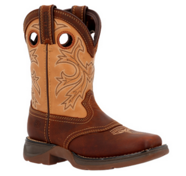 Durango Kids Brown and Tan 8