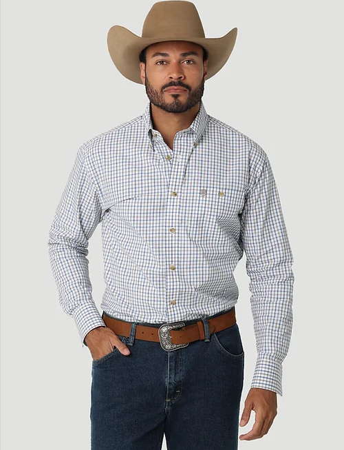 Wrangler Men's Button Up Shirt Long Sleeve 112318988