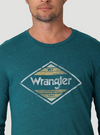 Wrangler Men's Long Sleeve Triangle Frame Logo T-Shirt 112319285