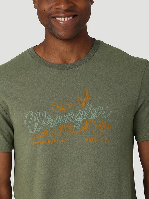 Wrangler Men's Desert Graphic T-Shirt 112319275