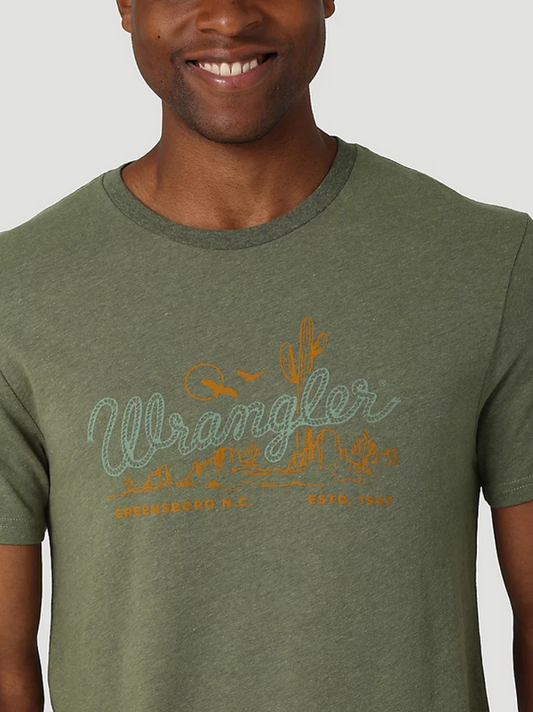 Wrangler Men's Desert Graphic T-Shirt 112319275