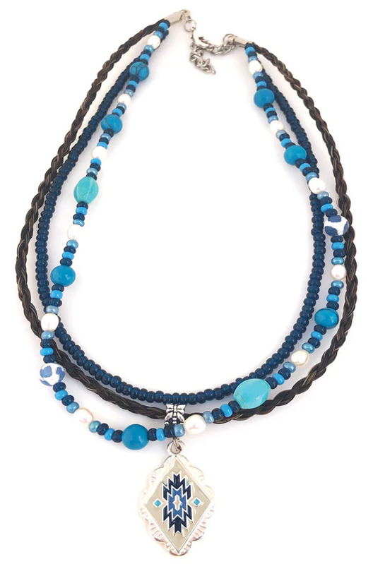 Prescott Necklace Blue N8-21