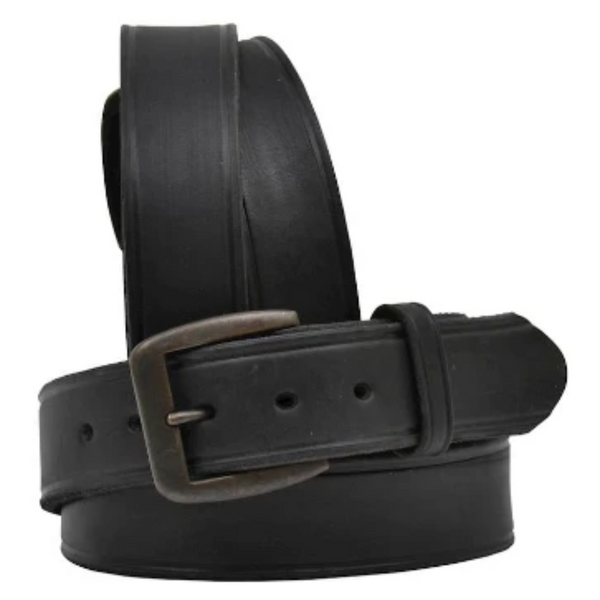 3D Belt Company Men's 1 1/2" Black Latigo Crease Heavy Belt D1140
