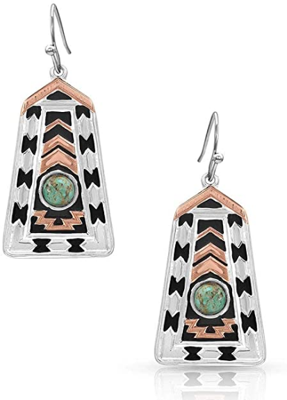 Montana Silversmiths Desert Serenade Turquoise Earrings