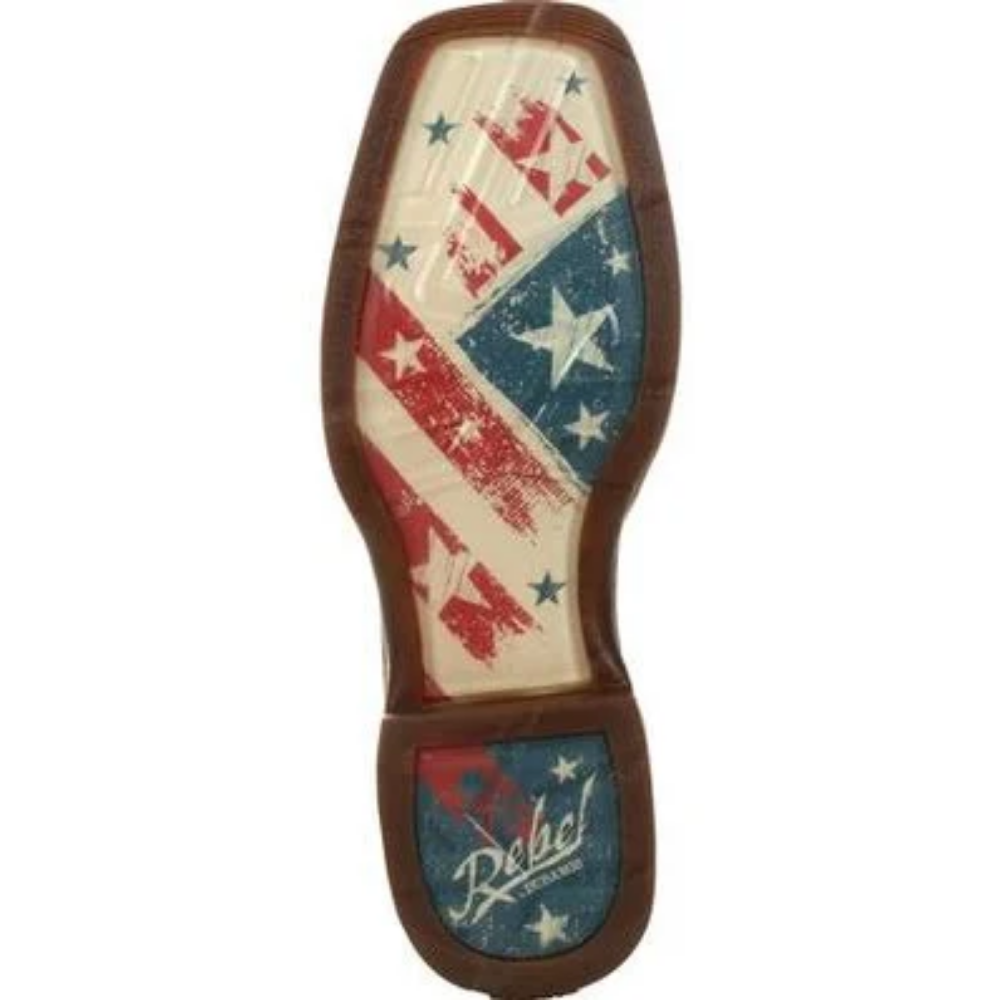 Durango Men's Distressed Flag Embroidery Western Boots DDB0312