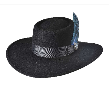 Bullhide Miss Me More Premium Wool Western Couture Black Hat 0812BLMISS